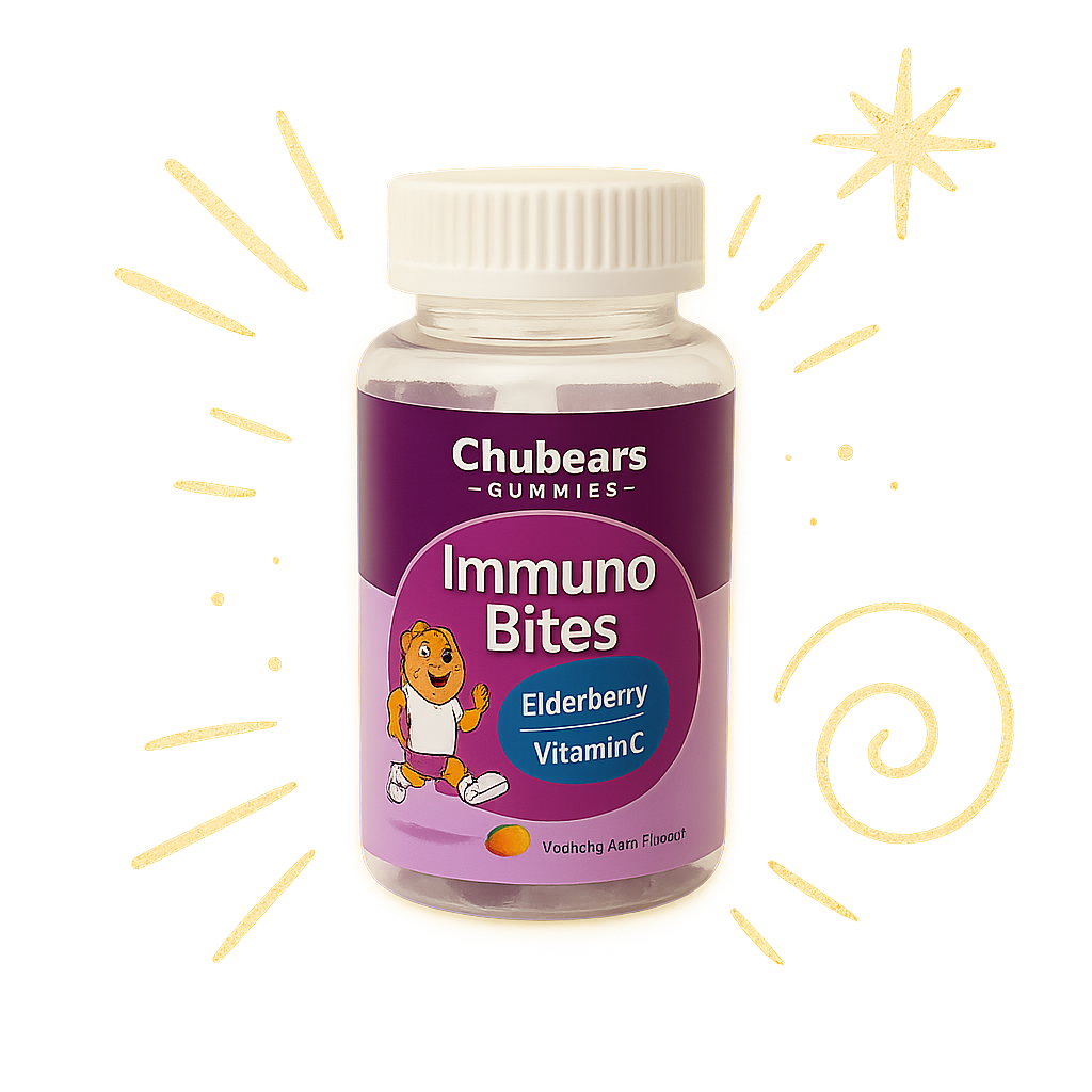 Chubears IMMUNO BITES gummy for kids I Boosts Immunity I Created by DOCTORS