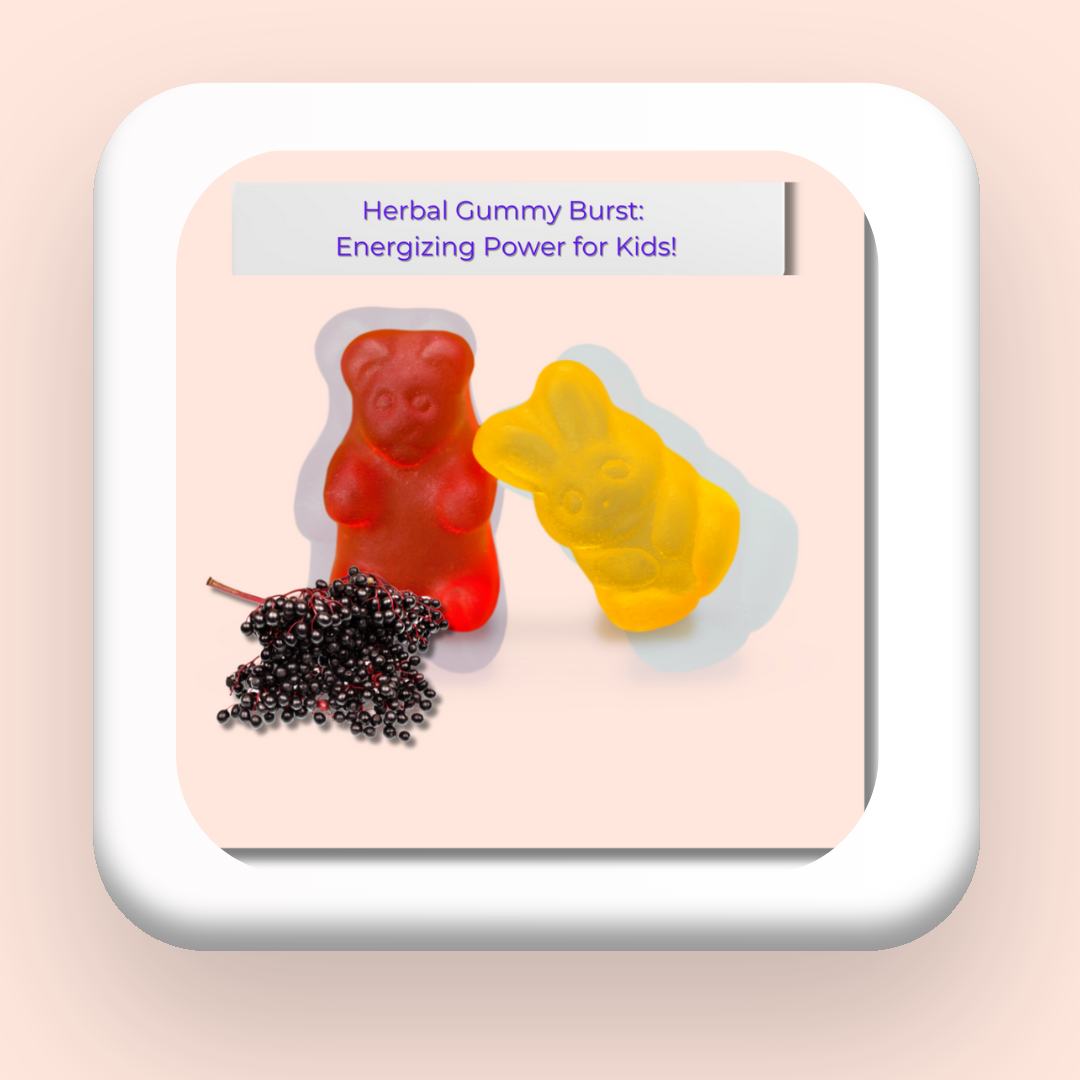 Herbal Gummy Burst: Energizing Power for Kids!