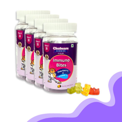 Chubears IMMUNO BITES gummy for kids I Boosts Immunity I Created by DOCTORS
