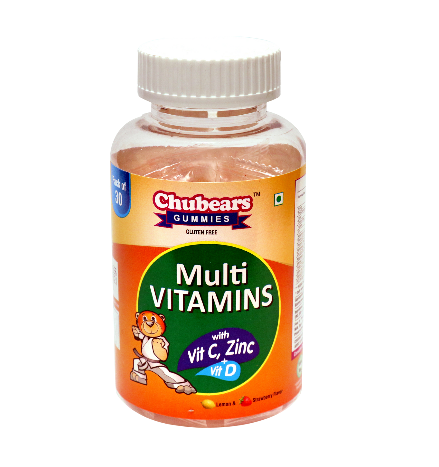 Chubears VITAMIN gummy for kids I 100% vegetarian I created by DOCTORS