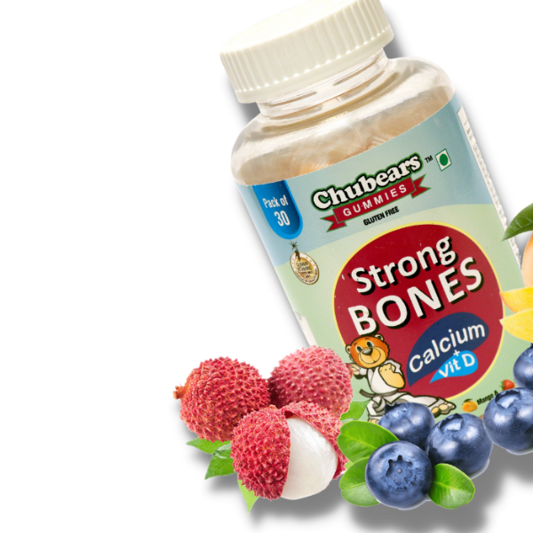 Chubears STRONG BONES (Calcium + Vitamin D) Gummy for kids